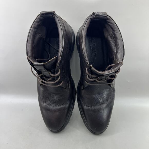 Ecco CityTray Avant Chukka Boots Men Size 12 12.5 US Brown Leather Comfort Shoes